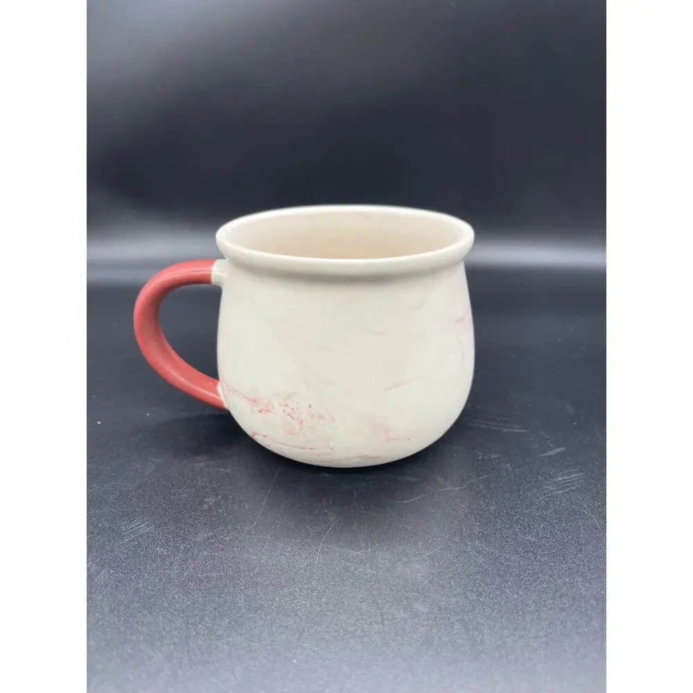 Bye Bye Chicago Mug White & Marbled Pink 